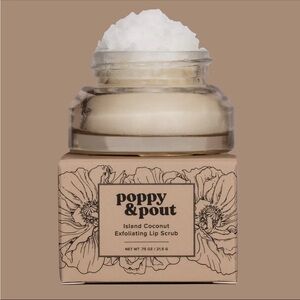 Poppy and Pout Island Coconut Exfoliating Lip Scrub
